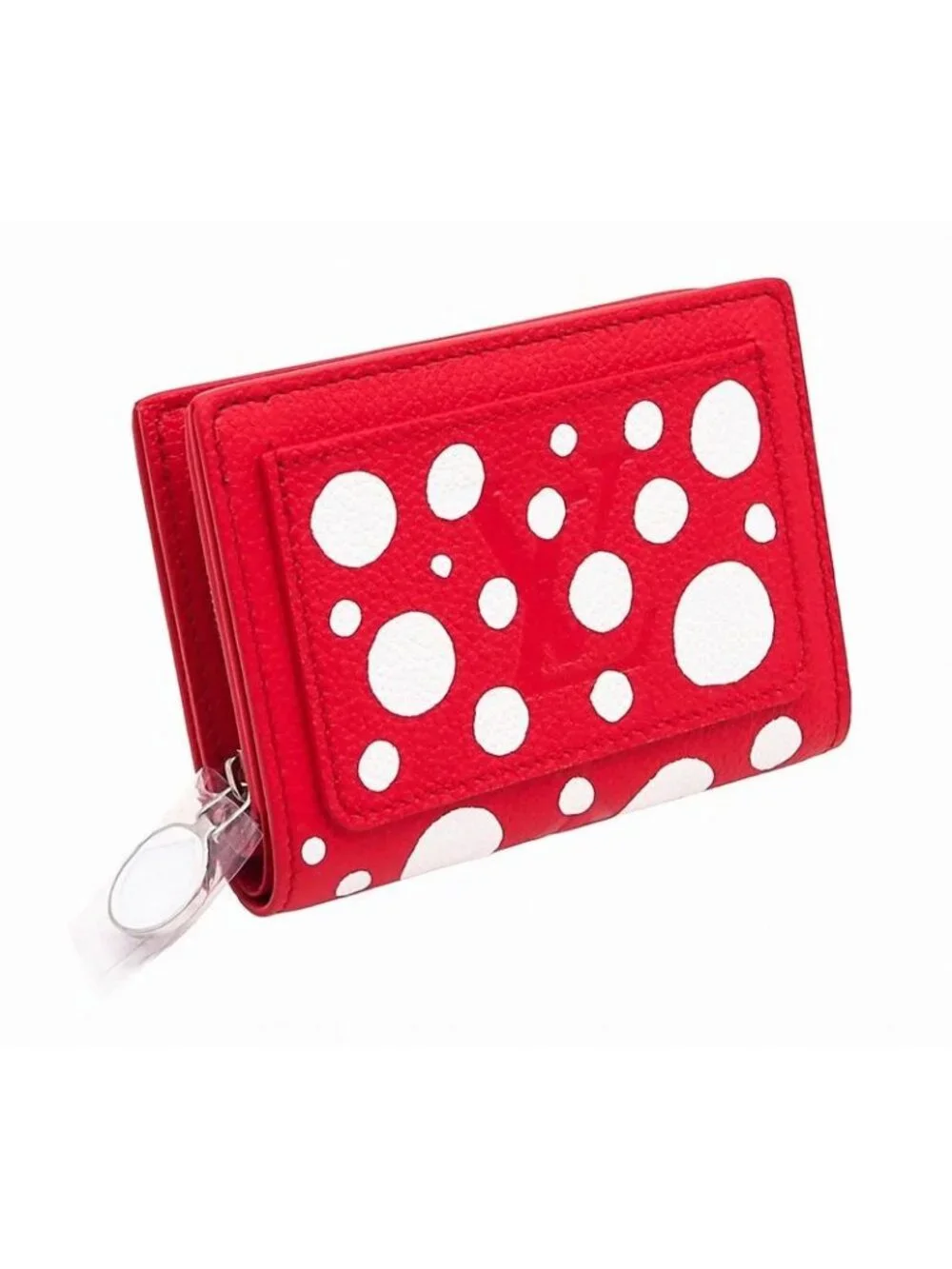 Louis Vuitton Lvyk Portefeuille Clair A Monogram Empreinte Yayoi Kusama